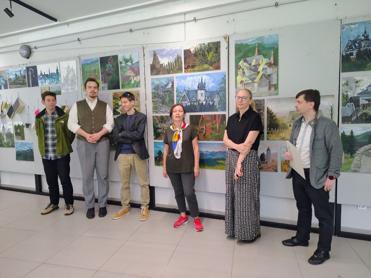 учні школи Рєпіна представили виставку в Кракові